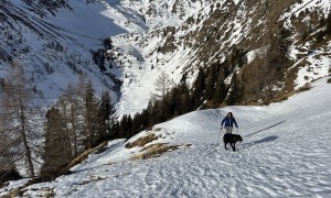 Skitour Hochalmspitze - steiler Aufstieg