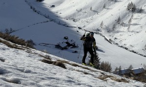 Skitour Hochalmspitze - steiler Aufstieg