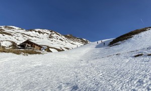 Skitour Hochalmspitze - steiler Aufstieg