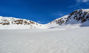 Skitour Hochalmspitze - Aufstieg, beim Kleinitzer Törl