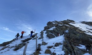 Skitour Hochalmspitze - steiler Schlussanstieg