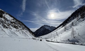 Skitour Hochalmspitze - Rückweg