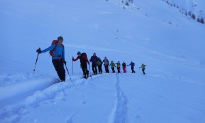 Skitour Marchkinkele - Aufstieg über das Marchental