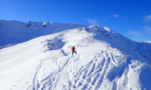 Skitour Marchkinkele - beim Gissertörl