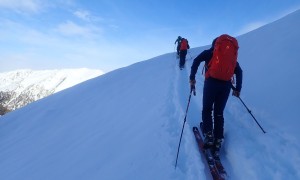 Skitour Marchkinkele - Aufstieg über Marchental