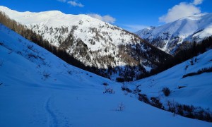 Skitour Marchkinkele - Zustieg Marchental, Rückblick