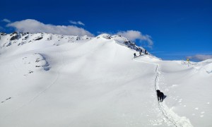 Skitour Marchkinkele - Schlussanstieg