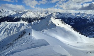 Skitour Marchkinkele - Schlussanstieg