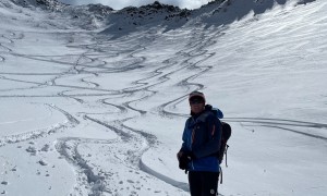 Skitour Marchkinkele - Abfahrt, unterhalb vom Gissertörl