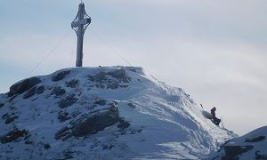 Skitour Marchkinkele über Kalkstein - Tourbild