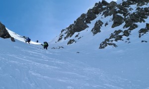 Skitour Regenstein - Abfahrt Westrinne