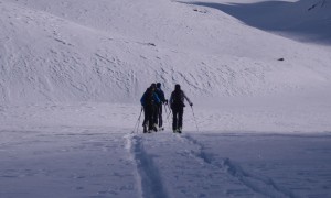 Skitour Suedliches Talletschartel - Aufstieg Schartl