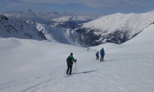 Skitour Suedliches Talletschartel - Abfahrt