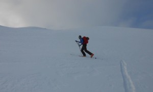 Skitour Hochstein & Hochgrabe - Aufstieg Rotes Ginggele