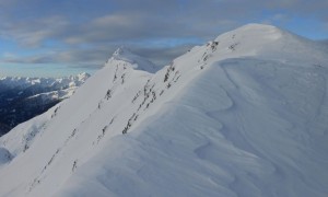 Skitour Hochstein & Hochgrabe - Blick zum Rotes Ginggele