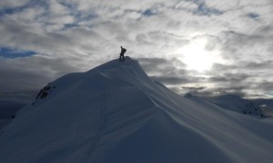 Skitour Hochstein & Hochgrabe - Gipfelgrat zum Hochstein