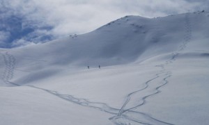 Skitour Hochstein & Hochgrabe - Abfahrt