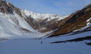 Skitour Degenhorn - Aufstieg beim Garten