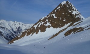 Skitour Degenhorn - Aufstieg, Blick zur Storfenspitze