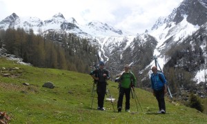 Skitour Nördliches Talletschartel - Rückweg Oberarnalm