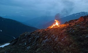 Bergtour Sommerwand-Köpfl - Anzünden