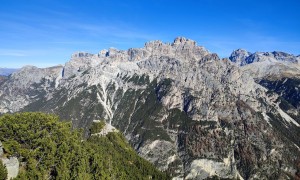 Bergtour Monte Piano, Piana - Gipfelsieg, Blick zum Rautkofel