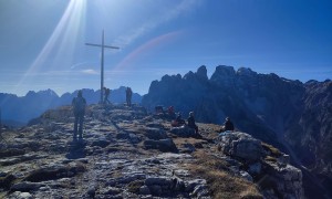 Bergtour Monte Piano, Piana - Gipfelsieg Monte Piana