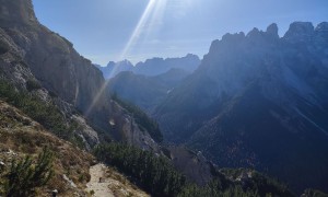 Bergtour Monte Piano, Piana - Abstieg