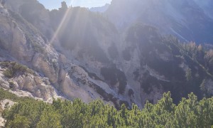 Bergtour Monte Piano, Piana - Abstieg