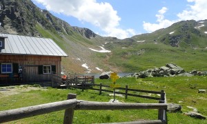 Bergtour Obstansersee Hütte - bei der Hütte