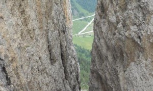 Klettersteig Pisciadù - Hängebrücke