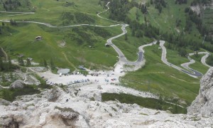 Klettersteig Pisciadù - zurück zum Parkplatz