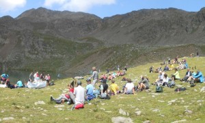 Bergtour Gumriaul - Rückblick Anraser See