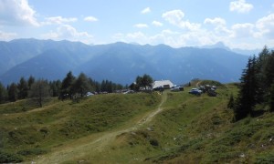 Bergtour Gumriaul - kurz vor der Fronstadleralm