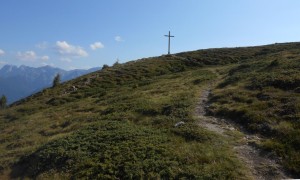 Bergtour Gumriaul - beim Tessenberger Kreuz