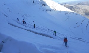 Ortler 2015 - Gletscheraufstieg