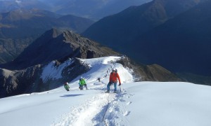 Ortler 2015 - Gletscheraufstieg oberhalb Biwak