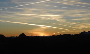 Bergtour Kachaswand - Sonnenuntergang