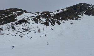 Skitour Rappler - Aufstieg Richtung Gölbnerboden