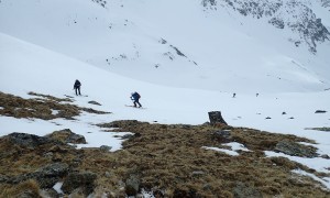 Skitour Rappler - bei der Schießbodenlenke