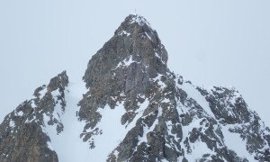 Skitour Rappler - von der Nördlichen Wetterspitze Blick zum Rappler