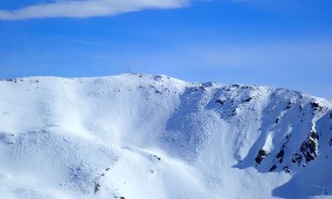 Skitour Gailspitze - Blick zur Kreuzspitze