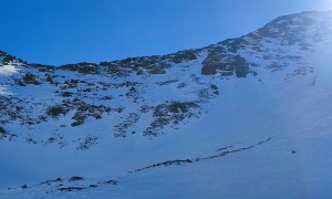 Skitour Gölbner - steiler Aufstieg mit Querung