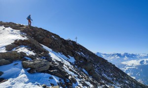 Skitour Gölbner - kurz vor dem Gipfel