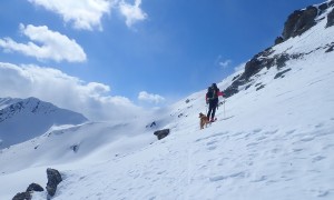 Skitour Hollbrucker Kreuz - Aufstieg