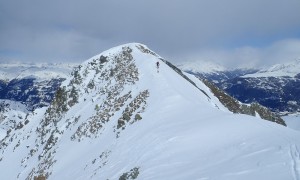 Skitour Hollbrucker Kreuz - Aufstieg, Überschreitung Hollbrucker Egg