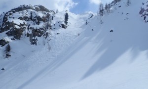 Skitour Hollbrucker Kreuz - Abfahrt