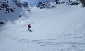 Skitour Hollbrucker Kreuz - Abfahrt