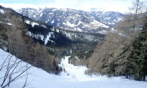 Skitour Hollbrucker Kreuz - Abfahrt