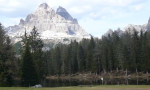 Biketour Auronzohütte - Drei Zinnen von Antornosee